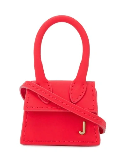 Shop Jacquemus Le Chiquito Mini Bag In Red