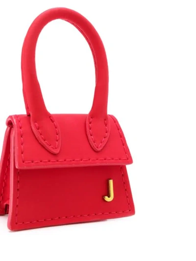 Shop Jacquemus Le Chiquito Mini Bag In Red