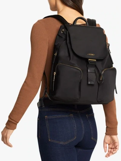 Shop Tumi Bethany Logo Backpack In Black