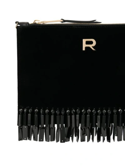 Shop Rochas Rob Clutch Bag In Black
