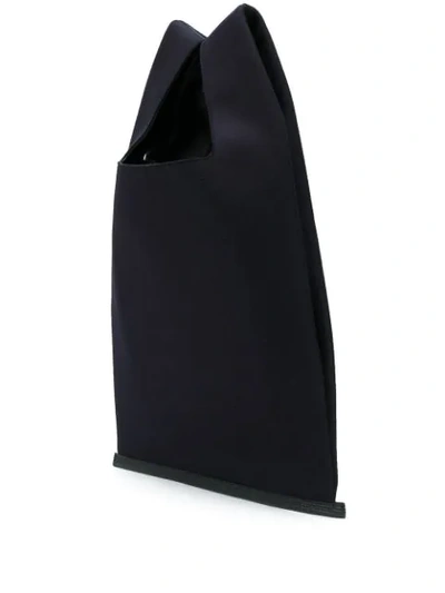 Shop Jil Sander Shopping Tote Bag In Dark Blue