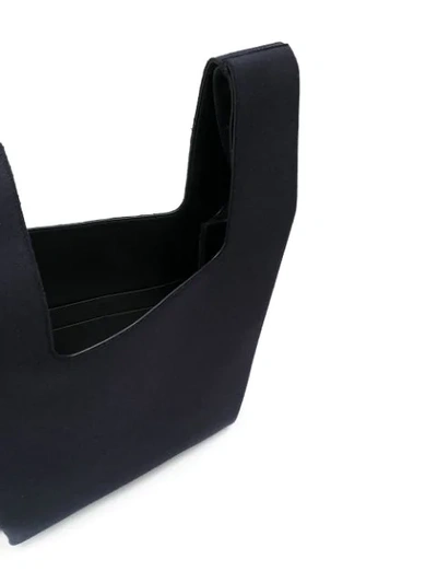 Shop Jil Sander Shopping Tote Bag In Dark Blue