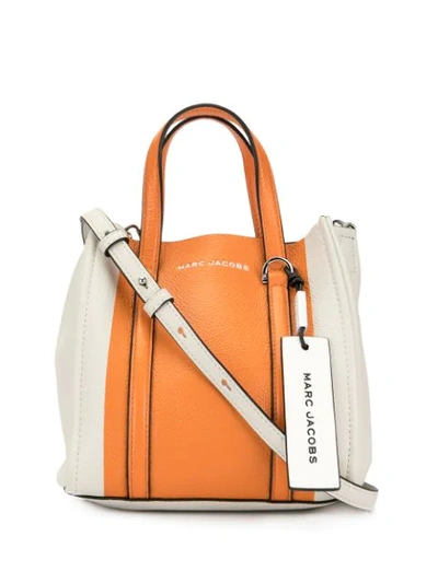 Shop Marc Jacobs The Tag Tote Bag 21 In Orange