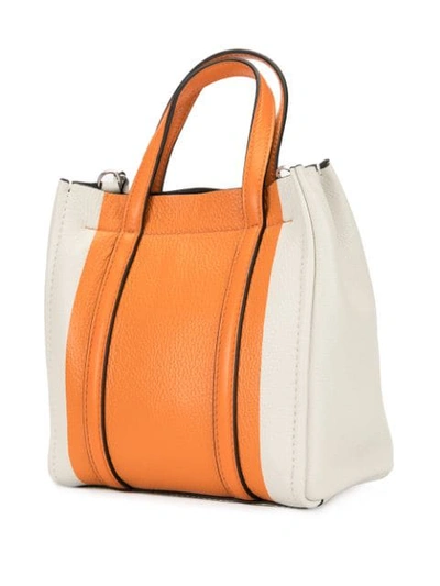 Shop Marc Jacobs The Tag Tote Bag 21 In Orange