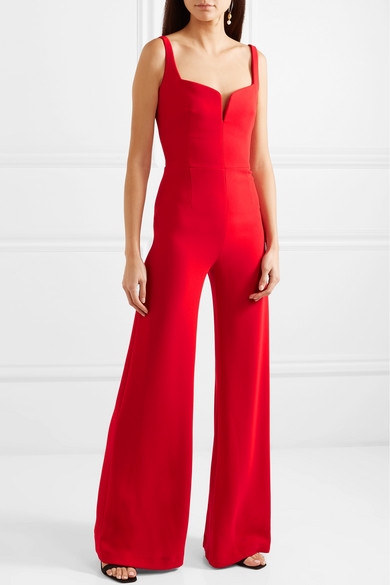 galvan red jumpsuit