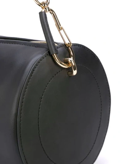 Shop Zac Zac Posen Cylinder-shaped Shoulder Bag In Black