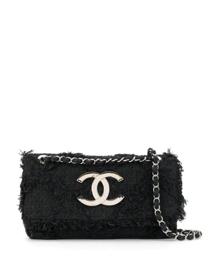 Pre-owned Chanel Cc Logos Chain Shoulder Bag In Black