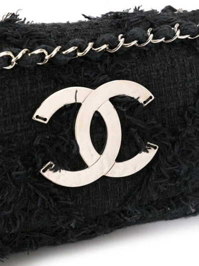 Pre-owned Chanel Cc Logos Chain Shoulder Bag In Black