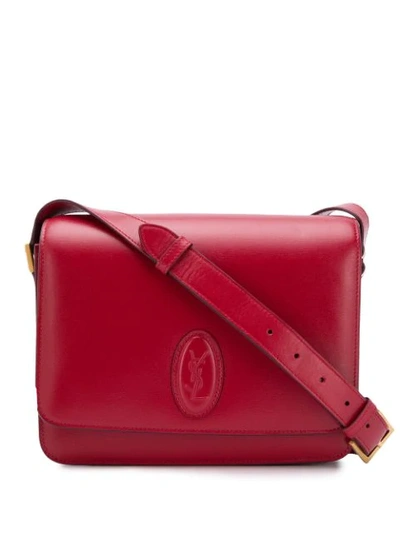 Shop Saint Laurent Besace Cross-body Bag In Red