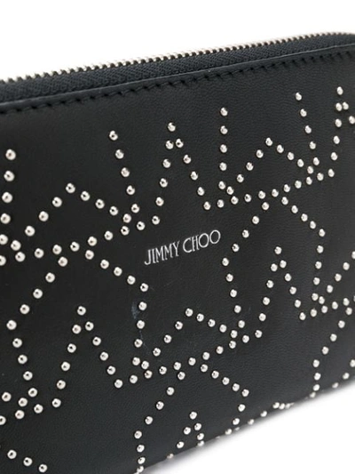 Shop Jimmy Choo Perseus Clutch Bag In Black