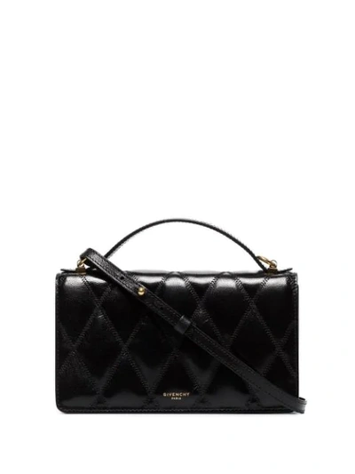 Shop Givenchy Gv3 Quilted Clutch - Black