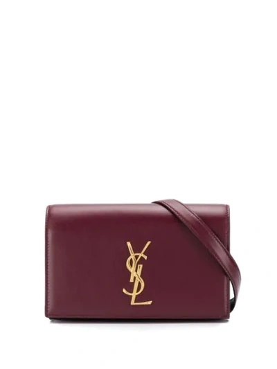 Shop Saint Laurent Kate Belt Bag In Red