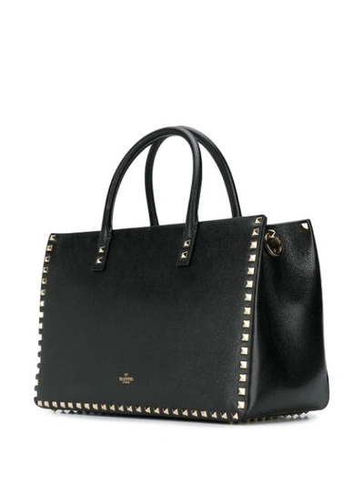 Shop Valentino B0f09nwy 0no Nero Leather/fur/exotic Skins->leather In Black