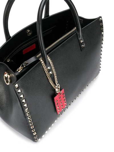Shop Valentino B0f09nwy 0no Nero Leather/fur/exotic Skins->leather In Black
