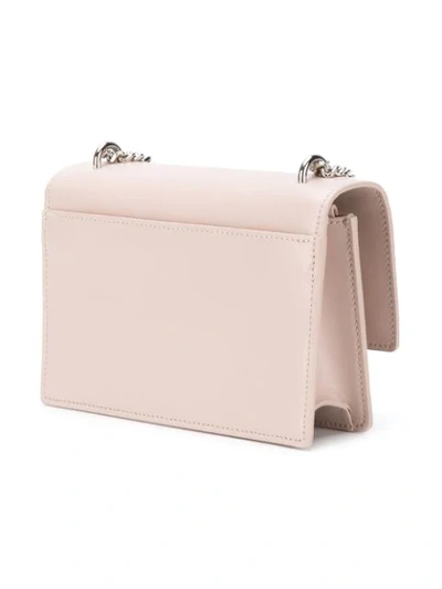 Shop Saint Laurent Monogram Shoulder Bag In Pink