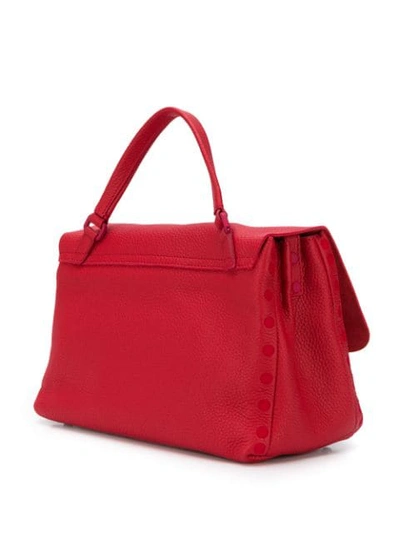 Shop Zanellato Postman Lock Tote Bag In Red