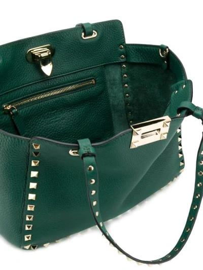 Shop Valentino Sw0b0037vsf Js8 English Green Leather/fur/exotic Skins->leather
