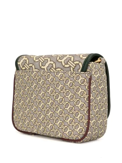 Shop Tory Burch Perry Jacquard Crossbody Bag In Red