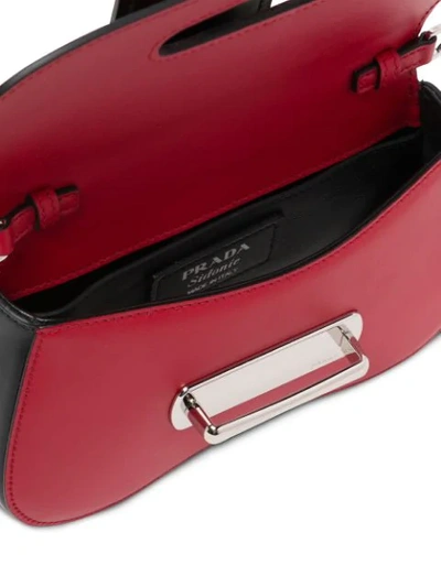 Shop Prada Sidonie Belt Bag In Red