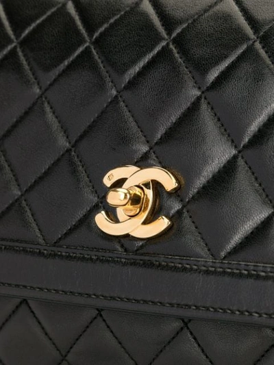 Pre-owned Chanel Cc Chain Shoulder Bag In Black