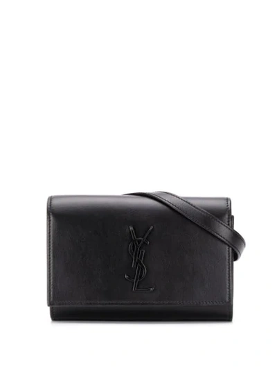 Shop Saint Laurent Kate Small Belt Bag In Black