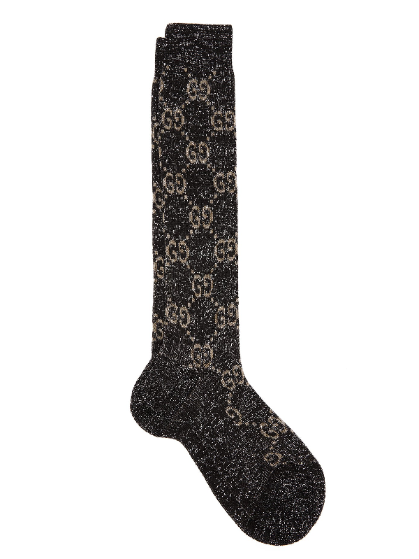 black and grey gucci socks