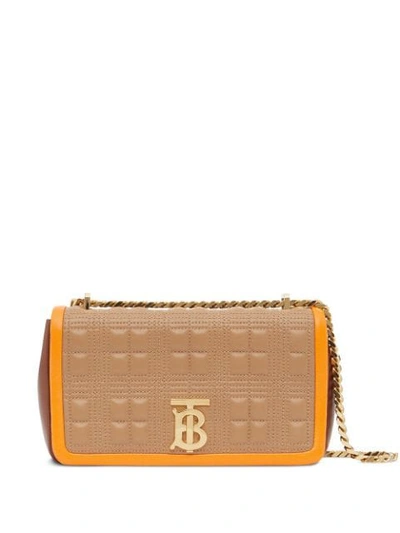 Shop Burberry Small Lola Crossbody Bag In Brown