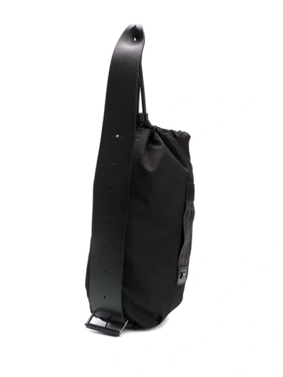 Shop Off-white Industrial Strap Shoulder Bag In Black