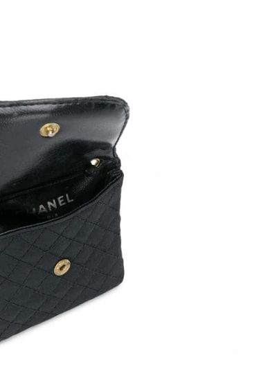 Pre-owned Chanel 1990s Little Bag Pendant In Black