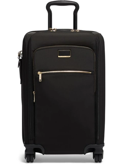 Shop Tumi Sutter International 4-wheel Trolley In Black/gold