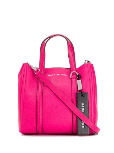 Shop Marc Jacobs Mini Tag Tote Bag In Pink