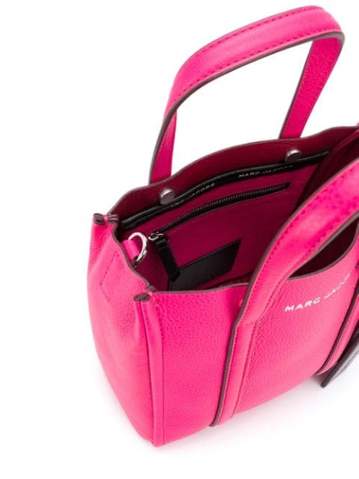 Shop Marc Jacobs Mini Tag Tote Bag In Pink