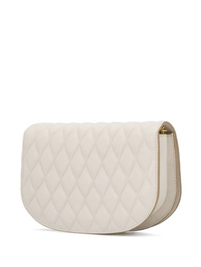 Shop Bally Clayn Quilted Minibag In White