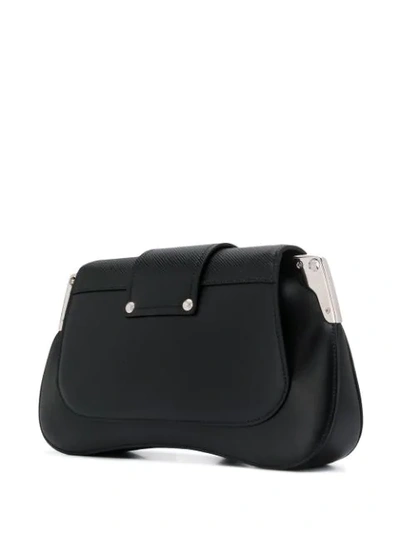 Shop Prada Sidonie Shoulder Bag - Black