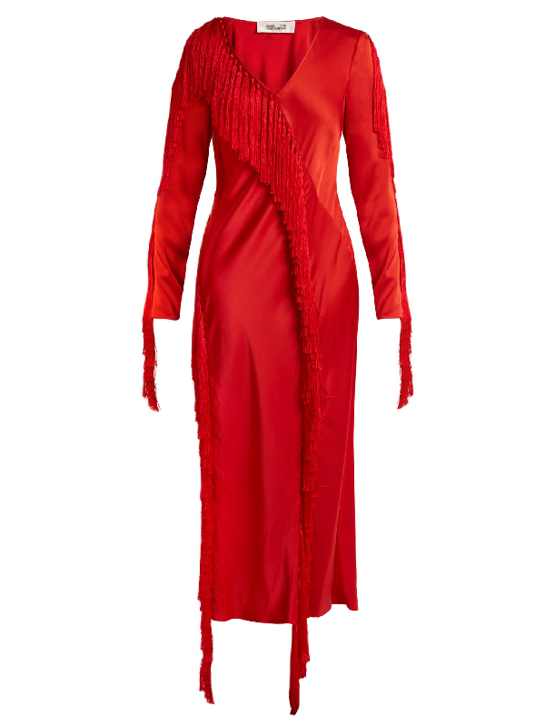 diane von furstenberg red dress