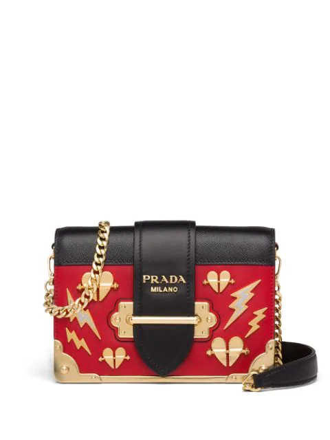 prada cahier red