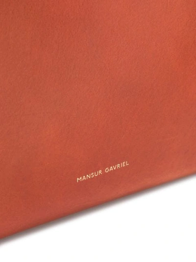 Mansur Gavriel Large Tote Bag In Brown
