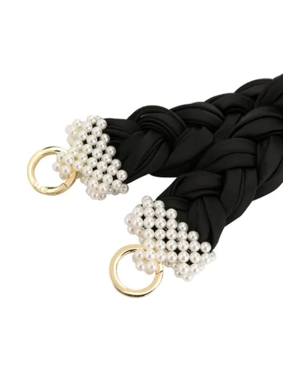 Shop 0711 Small Bead-embellished Handle In Black