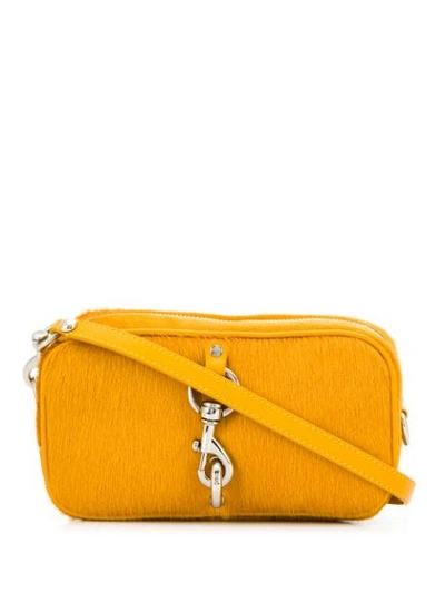 Shop Rebecca Minkoff Lobster-clasp Detail Belt Bag In Yellow