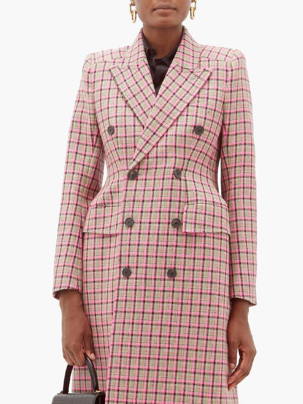 balenciaga hourglass coat