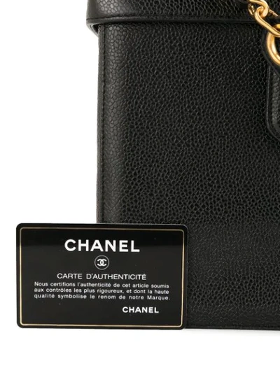 Pre-owned Chanel 立体设计两用化妆包 In Black