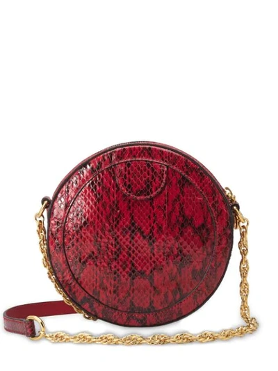 Shop Gucci Gg Round Cross-body Bag In Red