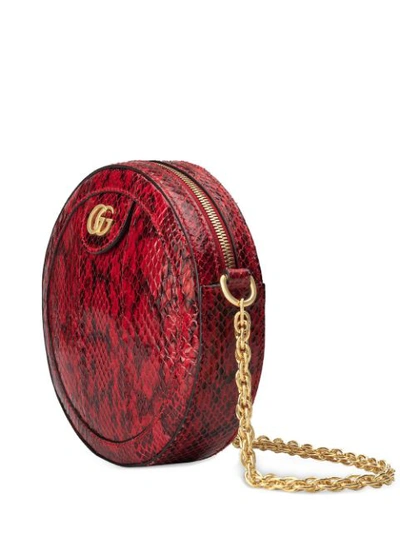 Shop Gucci Gg Round Cross-body Bag In Red