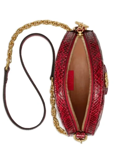 Shop Gucci Gg Round Cross-body Bag In Red