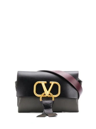 Shop Valentino Garavani Vring Belt Bag In Brown