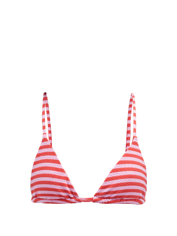 red stripe bikini top