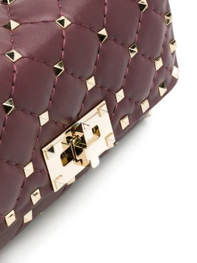 Shop Valentino Garavani Rockstud Spike Belt Bag In Purple