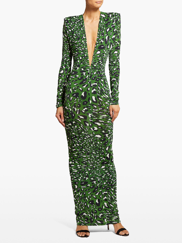 alexandre vauthier leopard dress
