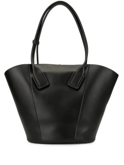 Shop Bottega Veneta Tote Shopper Bag In Black