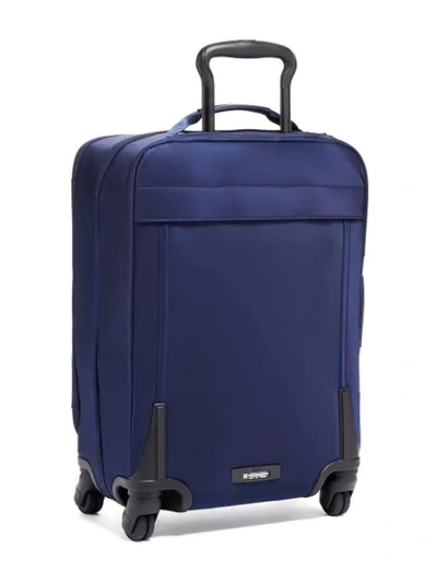 Shop Tumi Tres Leger Carry-on Trolley In Blue